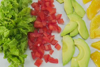 Receta de Ensalada de naranja y pollo Friko